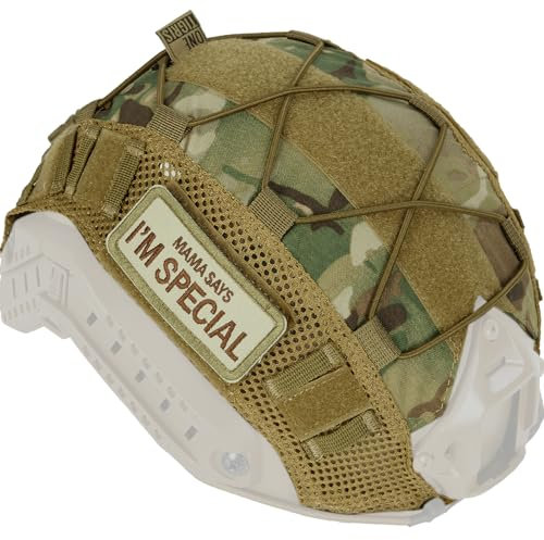 OneTigris Taktischer Helmüberzug 06 Fast Helmbezug Helm Abdeckung für Ballistic Fast Helm in Größe L & Fast PJ Helm in Größe L/XL