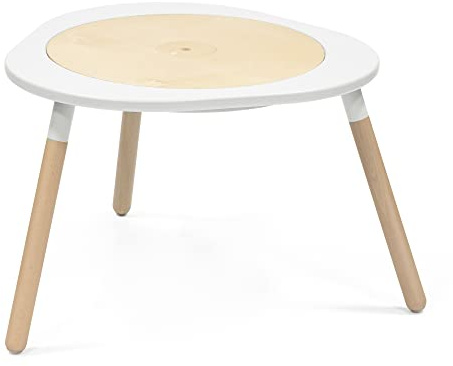 Stokke MuTable, White - 2023 Redesign - Multifunctional Children’s Play Table - Includes Three Double-Sided Activity Boards - For Ages 18 Months to 8 Years