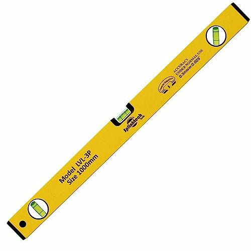 NTEK Professional Magnetic Spirit Level - High Accuracy Aluminum Scaffolding Level for Builders and DIY