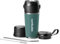 nutribullet Flip NBP016EUC, tragbarer Mixer mit Thermobecher (590 ml), hält Getränke 24 Stunden kalt, Eiscrusher, 2-in-1 Mini Mixer to-go, USB-C-Ladefunktion, Edelstahl, Eucalytpus