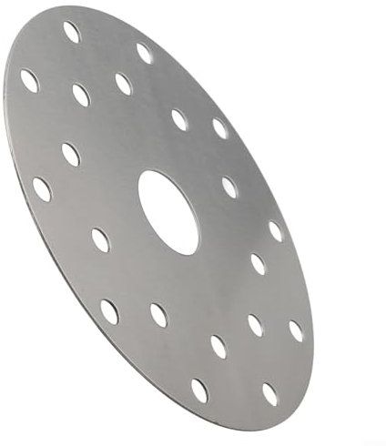 Jotekonoby Piastra adattatore a disco per piano cottura a induzione, piastra adattatore per diffusore di calore a induzione, piastra adattatore per casseruola in acciaio inox (14,8 cm)