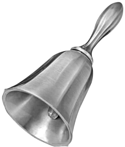 TOPBATHY Campanello Manuale da Tavolo Vintage per Ristorante Cucina Bar e Reception Campana Chiamata dal Suono Chiaro e Design Semplice Decorazione Pratica e Portatile