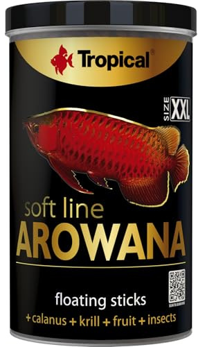 Soft Line AROWANA Size XXL 1000ml / 320g - Alimento potenciador del Color para Las arawanas Adultos