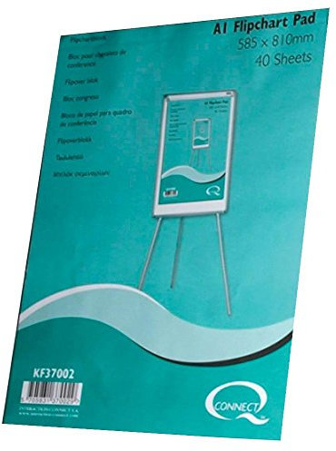 FLIPCHART Pads KF37002 - Paquete de 40 hojas, 5 unidades, suministros de presentación para oficina, 5 unidades