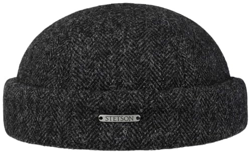Stetson Lavoy Gorro Docker Espiga Lana Hombre Otono Invierno