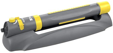 Arroseur Oscillant 3 en 1-6, 12 ou 19 Jets - Couvre 30m² à 2 Bar et 90m² à 4 Bar - Arrosage Polyvalent et Efficace pour Petits et Grands Espaces.