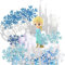 Princess Themed Cake Topper Set, Girl Birthday Decorations, Kids Party, Exquisite Glitter Cake Decorations For Girls & Women