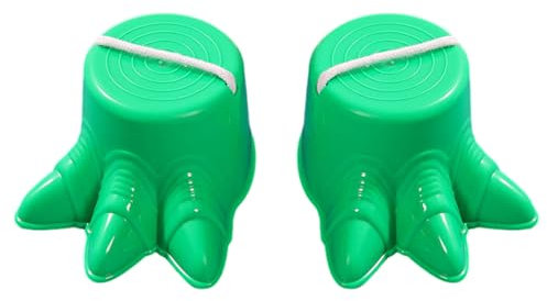 Generisch Kinderstelzen - Topfstelzen - 2 Stück rutschfest Laufstelzen Mit Dinosaurier-Fußform, Balance Training Sensorisches Training Spiel Früherziehung Spielzeug