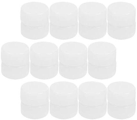 minkissy 50 Pièces Boîte Plastique Anneaux Ronds Hochet Bébé 33mm Accessoire pour Poussette Développement Sensoriel et Apaisant