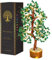YATSKIA Green Aventurine Crystal - Crystal and Chakra Tree, Spiritual Gifts, Home Office Decor