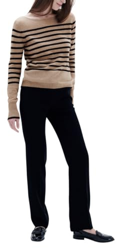 Caroll 232K-MZOELY Cachemire Pull-Over, Beige, XL Femme