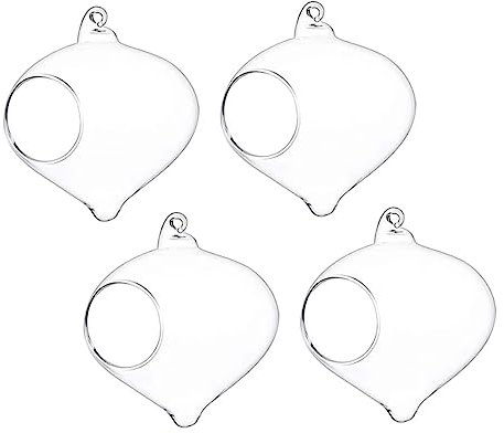 Parliky Hängende Glasvase Set Terrarium Hängende Pflanzenbehälter Heimdekoration