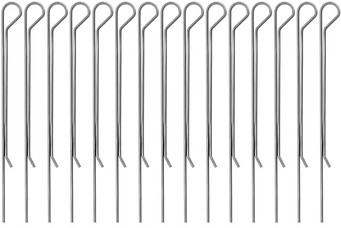EMSea 15 Piezas de 11 Cm Portamechas de Vela Multifuncionales Herramienta de Centrado de Mecha de Metal Adecuada para Hacer Velas Accesorios de Bricolaje para Velas Plata