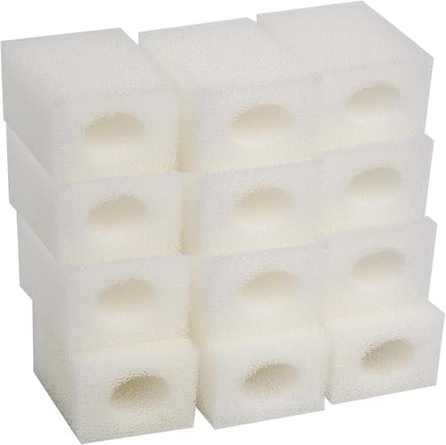 GERUI Lot de 12 éponges filtrantes pour filtre intérieur Eheim 2617080 Pick up 60 2010