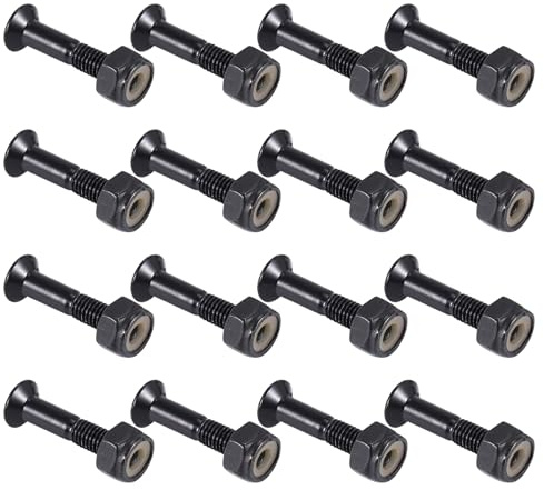 Quystetes Lot de 16 vis de pour skateboard de 2,5 cm