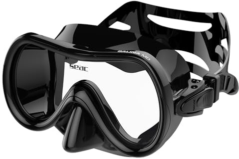 Seac Salina MD SLT, máscara de Buceo para Hombres, Mujeres y niños, Ideal para el Snorkel