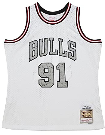 Mitchell & Ness Swingman Jersey Chicago Bulls Cement Dennis Rodman