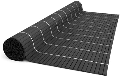 SOFFICIOSO Recinzione Arella in PVC Rete Frangivista per Giardino Terrazzo Esterno 100x500 Antracite