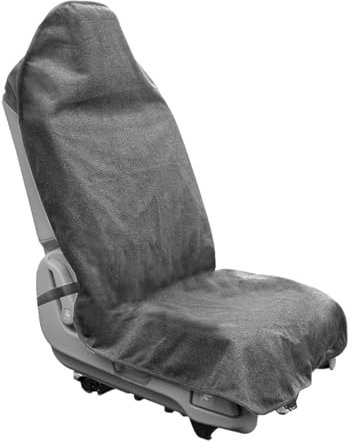 CGEAMDY Waterproof Car Seat Protector, Universal Front Cover for Most Cars and Vans - Grey