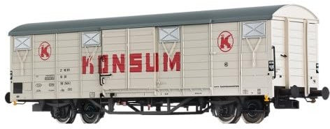 Brawa H0 Güterwagen DR Ep.IV 'Konsum' 21 50 150 2549-2 Metallic