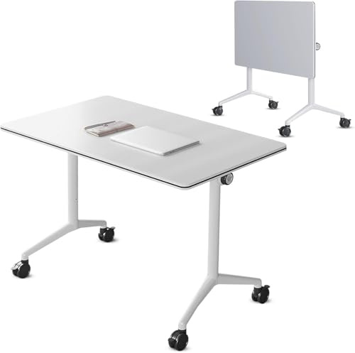 Hopfällbart laptopbord för soffa och säng Mobilt kontorsbord för mottagning Klassrum och träning 2 skrivbord 47,2 x 23,6 x 29,5 tum Bärbart konferensbord LWX