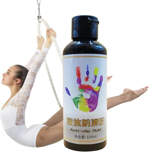 Gesso Liquido per Sollevamento,100ML Fluido Segnatempo Antiscivolo Ad Asciugatura Rapida,Gesso Liquido Da Allenamento | per Ginnastica Palestra Corpo Libero Sbarre Arrampicata Boulder Yoga Fitness