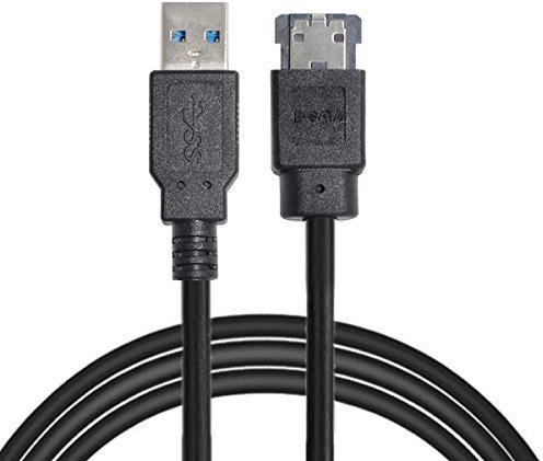 Kabel USB 3.0 zum Einschalten des eSATA DC5V-Adapters USB 2.0 zum Festplatten- / SSD- / ODD-eSATAp-Konverter