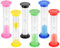 6 Pièces Coloré Sable Cuisine Minuterie, Sablier Minuterie, Sablier Ensemble Coloré, Sabliers pour Enfants, Sablier, 30s 1min 2min 3min 5min 10min, pour Enfants et Adultes, Maison, Bureau
