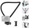 NEEWER Magnetische Halshalterung kompatibel mit GoPro Hero 13 12 11 10 MAX DJI Action 4 Insta360 iPhone 16 Pro Max Samsung S23, flexible POV Action Kamera Halshalterungsadapter und Telefonhalter, GP15