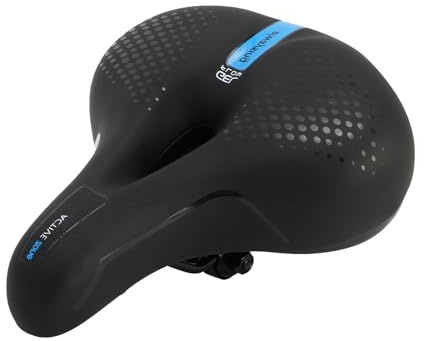 7VSTOHS Sillín de Bicicleta, Sillín de Ciclismo de Gel Hueco y Ergonómico, con la Cubierta de la Lluvia y Herramientas para el Montaje Rápido, para Bicicleta de Carretera de Montaña