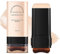 Full Coverage Foundation Stick, Mehrzweck Foundation Stick, Cream Foundation Makeup mit Pinsel, Double Head Longwear Concealer und Contour Stick, Wasserfestes, Natürlich Matte Makeup Finish (01Cream)