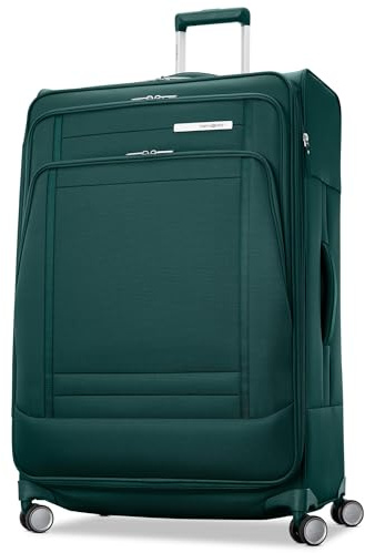 Samsonite UpLIFT Lightweight Softside Expandable Luggage, Emerald Green, 3-Piece Set (CO/MD/LG), Uplift Softside Luggage With Spinner Wheels