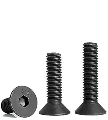 Tornillos avellanados de cabeza avellanada para máquina hexagonal hexagonal de cabeza plana Allen - M6 x 35 mm (20 unidades)