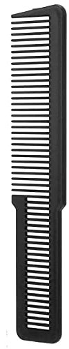 Pettine a Denti Larghi, Pettine da Barbiere a 5 Colori, Pettine da Parrucchiere per Tutti i Tipi di Capelli, Uomo o Donna(Nero)