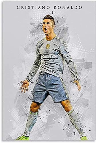 5D Diamant Painting Set FüR Erwachsene Und Kinder CRISTIANO RONALDO DIY Diamond Painting Kristall Strass Diamant Stickerei GemäLde 15.7x19.7(40x50cm) Kein Rahmen