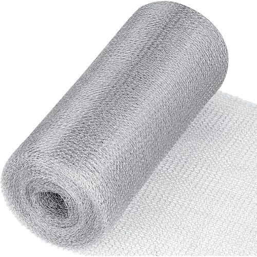 DARENYI Drahtgitter Feinmaschig Wire Mesh Edelstahl Maschendraht Schädlingsschutzgitter Nagetiersicher Mesh Mäusegitter für den BAU von Löchern und Schädlingsbekämpfungsnetzen (6M x 20CM)