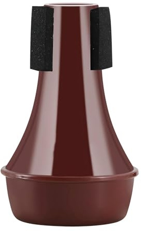 TWTCZOZ Trumpet Mute, Straight Mute for Beginners, Easy to Use, Stage Performance, Practical Practice Accessory, Lightweight, Red