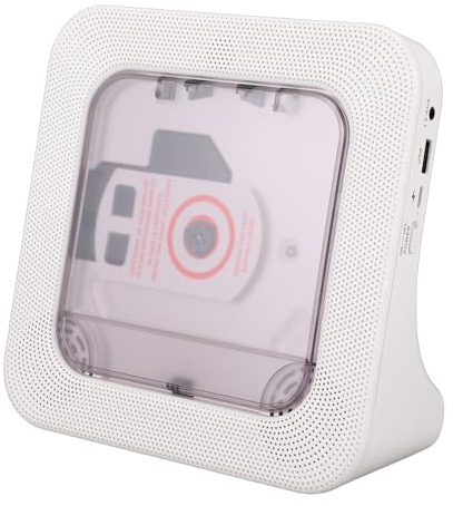 Naroote Bärbar CD-spelare, 5.3 Desktop CD-musikspelare med Fjärrkontroll och LED-skärm, för Home Audio Boombox FM-radio