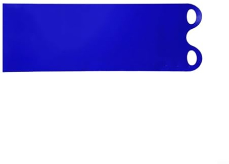 EffiFish Luge À Neige Pliable 137X42cm, Plastique Résistant Au Froid Pour Enfants Et Adultes, Léger Et Portable Pour Hiver(Blue: 137cm)