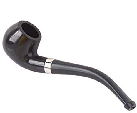 ZJchao Tiny Tobacco Smoking Pipe Classic Model Black
