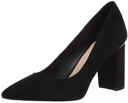 Marc Fisher Women's Viviene Pump, Black Suede, 7.5