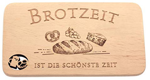Spruchreif · Frühstücksbrettchen Brotzeit · Frühstücksbrettchen aus Holz · Brotzeitbrett mit Gravur · Geschenk Familie · Holzbrettchen Brotzeit