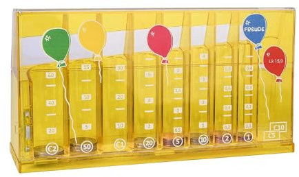 Uljö Münzsortierer/Münzzähler Freude Lk 15,9 (gelb)