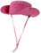 Comhats Sonnenhut Damen UV Schutz 50 mit Pferdeschwanzloch Faltbar wasserdichte Safari Hut Herren Outdoor Wanderhut Boonie Hat Breitkrempe tropenhut Sonnenhut zum Angeln Rosenrot M 54-57CM