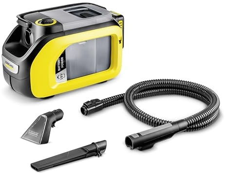 Kärcher Cordless Carpet and Upholstery Cleaner, Self-Cleaning Function, Spot Cleaner for Carpets, Cars and Furniture, SE 3-18 Compact - Tool Only