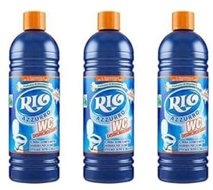 Rio Azzurro Wc Disincrostante 750 ml Confezione Da 3 Pezzi