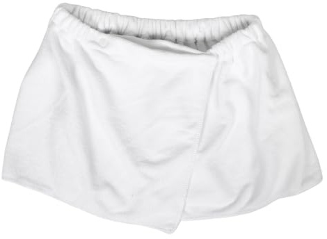 Happyyami Pantalones De Toalla De Baño para Hombre Ajustables para Playa SPA Piscina Baño Ducha con Cierre Presión Color Toalla Envolvente Sauna Gimnasio