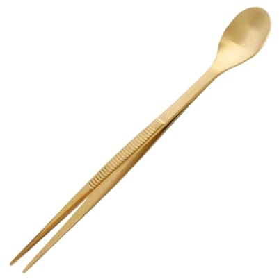 DAWCBVJQ Cucchiaio da cucina in acciaio inox, resistente per servire e degustare, per chef – per gli appassionati di cottura e professionisti della preparazione di pasti al ristorante e buffet