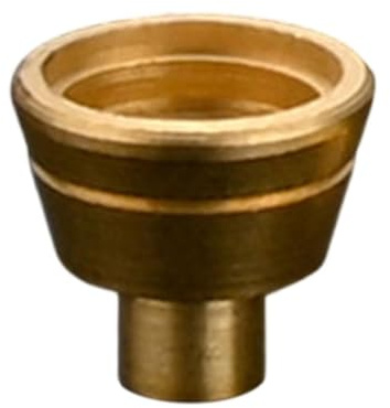 ZYIHNIRB Miniature Metal Nozzle Modification Modeling Micro Spray Detailed Reinforcement Accessory Suitable for Action Figure Modeling, Gold 4mmx3.7mm