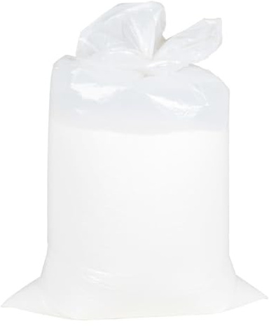 QUAHEAS Sittsäcksfyllning EPS fyllningsgranulat 200 l vit 10 kg/m³ granulat kula fyllmaterial för kudde sittsäck pyssel sömnad gör-det-själv handgjorda gosedjur amigurumi mjuk leksak